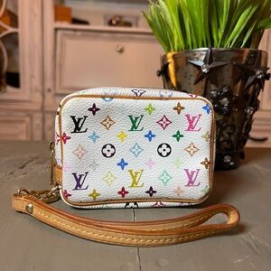 Louis Vuitton Monogram Multicolor Trousse Wapity Pouch White
